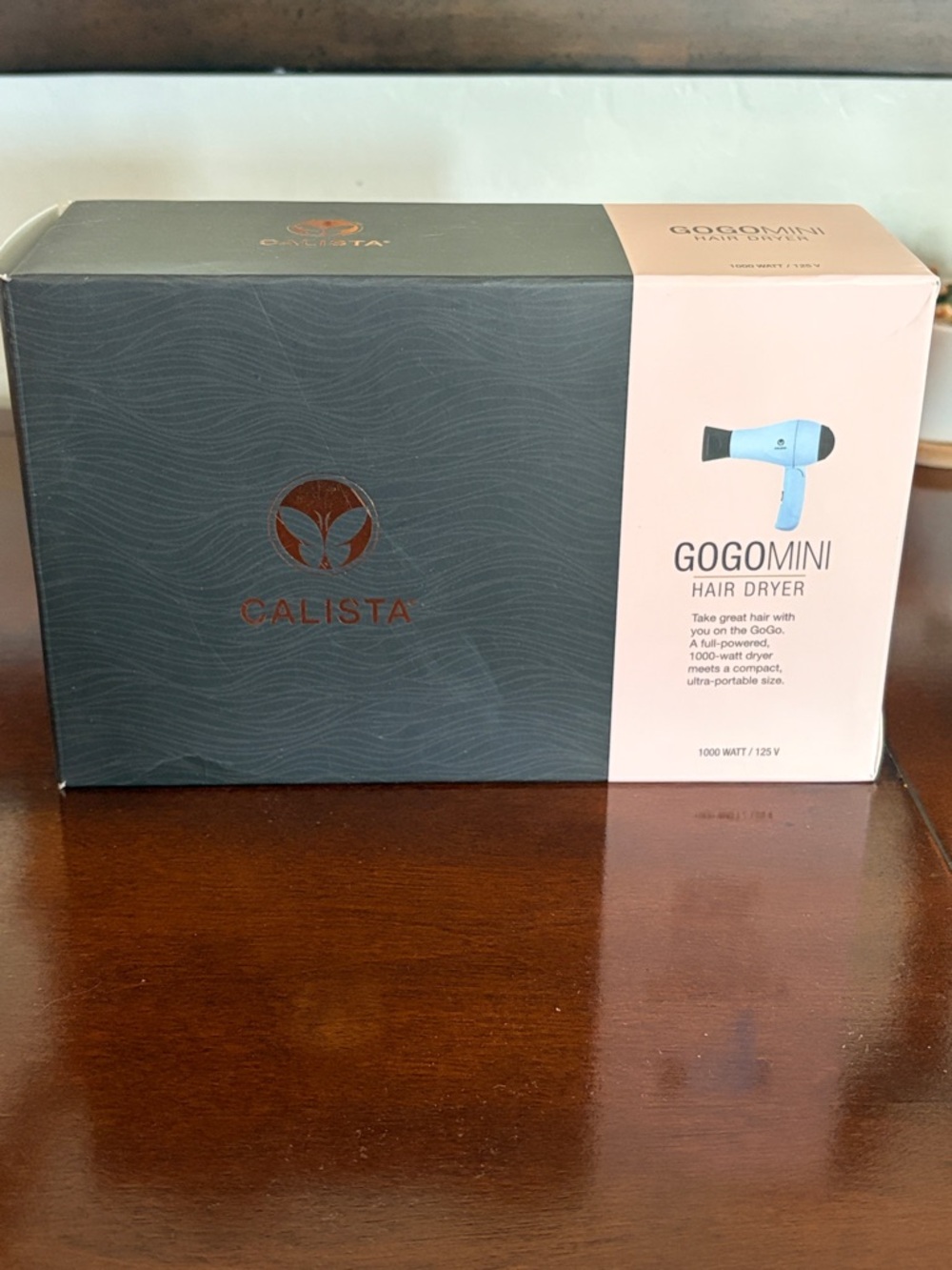 Calista GoGo Mini Compact 1000-Watt Hair Dryer ~ Capri Blue